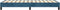 vidaXL - Bedframe - zonder - matras - 90x200 - cm - fluweel - donkerblauw
