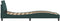 vidaXL - Bedframe - zonder - matras - 90x200 - cm - fluweel - donkergroen