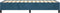 vidaXL - Bedframe - zonder - matras - 90x200 - cm - fluweel - donkerblauw