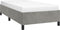 vidaXL - Bedframe - zonder - matras - 90x200 - cm - fluweel - lichtgrijs