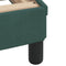 vidaXL - Bedframe - zonder - matras - 90x200 - cm - fluweel - donkergroen