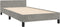 vidaXL - Bedframe - zonder - matras - 90x200 - cm - fluweel - lichtgrijs