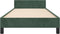 vidaXL - Bedframe - zonder - matras - 90x200 - cm - fluweel - donkergroen
