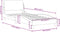 vidaXL - Bedframe - zonder - matras - 90x200 - cm - fluweel - donkergroen
