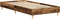 vidaXL - Bedframe - zonder - matras - 90x200 - cm - spaanplaat - bewerkt - hout