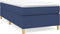 vidaXL - Bedframe - zonder - matras - 90x200 - cm - stof - blauw