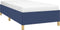 vidaXL - Bedframe - zonder - matras - 90x200 - cm - stof - blauw