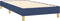 vidaXL - Bedframe - zonder - matras - 90x200 - cm - stof - blauw
