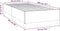 vidaXL - Bedframe - zonder - matras - 90x200 - cm - stof - donkerbruin