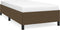 vidaXL - Bedframe - zonder - matras - 90x200 - cm - stof - donkerbruin