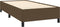 vidaXL - Bedframe - zonder - matras - 90x200 - cm - stof - donkerbruin