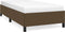 vidaXL - Bedframe - zonder - matras - 90x200 - cm - stof - donkerbruin