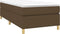 vidaXL - Bedframe - zonder - matras - 90x200 - cm - stof - donkerbruin
