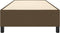 vidaXL - Bedframe - zonder - matras - 90x200 - cm - stof - donkerbruin