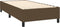 vidaXL - Bedframe - zonder - matras - 90x200 - cm - stof - donkerbruin