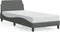 vidaXL - Bedframe - zonder - matras - 90x200 - cm - stof - donkergrijs