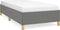 vidaXL - Bedframe - zonder - matras - 90x200 - cm - stof - donkergrijs