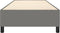 vidaXL - Bedframe - zonder - matras - 90x200 - cm - stof - donkergrijs