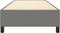 vidaXL - Bedframe - zonder - matras - 90x200 - cm - stof - donkergrijs