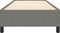vidaXL - Bedframe - zonder - matras - 90x200 - cm - stof - donkergrijs