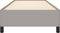 vidaXL - Bedframe - zonder - matras - 90x200 - cm - stof - lichtgrijs