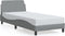 vidaXL - Bedframe - zonder - matras - 90x200 - cm - stof - lichtgrijs