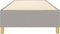vidaXL - Bedframe - zonder - matras - 90x200 - cm - stof - lichtgrijs
