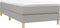 vidaXL - Bedframe - zonder - matras - 90x200 - cm - stof - lichtgrijs