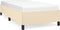vidaXL - Bedframe - zonder - matras - 90x200 - cm - stof - crèmekleurig