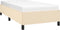 vidaXL - Bedframe - zonder - matras - 90x200 - cm - stof - crèmekleurig