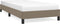 vidaXL - Bedframe - zonder - matras - 90x200 - cm - stof - taupe
