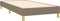 vidaXL - Bedframe - zonder - matras - 90x200 - cm - stof - taupe
