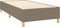 vidaXL - Bedframe - zonder - matras - 90x200 - cm - stof - taupe