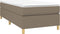 vidaXL - Bedframe - zonder - matras - 90x200 - cm - stof - taupe
