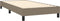 vidaXL - Bedframe - zonder - matras - 90x200 - cm - stof - taupe
