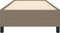 vidaXL - Bedframe - zonder - matras - 90x200 - cm - stof - taupe