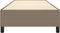 vidaXL - Bedframe - zonder - matras - 90x200 - cm - stof - taupe