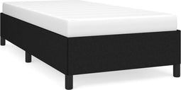 vidaXL - Bedframe - zonder - matras - 90x200 - cm - stof - zwart