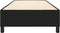 vidaXL - Bedframe - zonder - matras - 90x200 - cm - stof - zwart