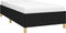 vidaXL - Bedframe - zonder - matras - 90x200 - cm - stof - zwart