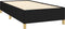 vidaXL - Bedframe - zonder - matras - 90x200 - cm - stof - zwart