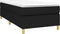 vidaXL - Bedframe - zonder - matras - 90x200 - cm - stof - zwart