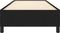 vidaXL - Bedframe - zonder - matras - 90x200 - cm - stof - zwart
