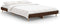 vidaXL - Bedframe - zonder - matras - bewerkt - hout - bruin - eikenkleur - 120x190 - cm