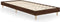 vidaXL - Bedframe - zonder - matras - bewerkt - hout - bruin - eikenkleur - 75x190 - cm