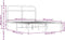vidaXL - Bedframe - zonder - matras - bewerkt - hout - bruin - eikenkleur - 120x190 - cm