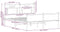 vidaXL - Bedframe - zonder - matras - bewerkt - hout - bruin - eikenkleur - 137x190 - cm