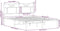 vidaXL - Bedframe - zonder - matras - bewerkt - hout - bruin - eikenkleur - 150x200 - cm