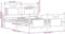 vidaXL - Bedframe - zonder - matras - bewerkt - hout - bruin - eikenkleur - 137x190 - cm
