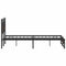 vidaXL - Bedframe - zonder - matras - bewerkt - hout - bruin - eikenkleur - 150x200 - cm